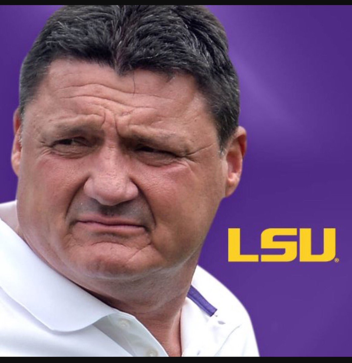 00sNBA's tweet photo. Ed Orgeron looks like an old catcher's mitt. https://t.co/6DuIP83gqr
