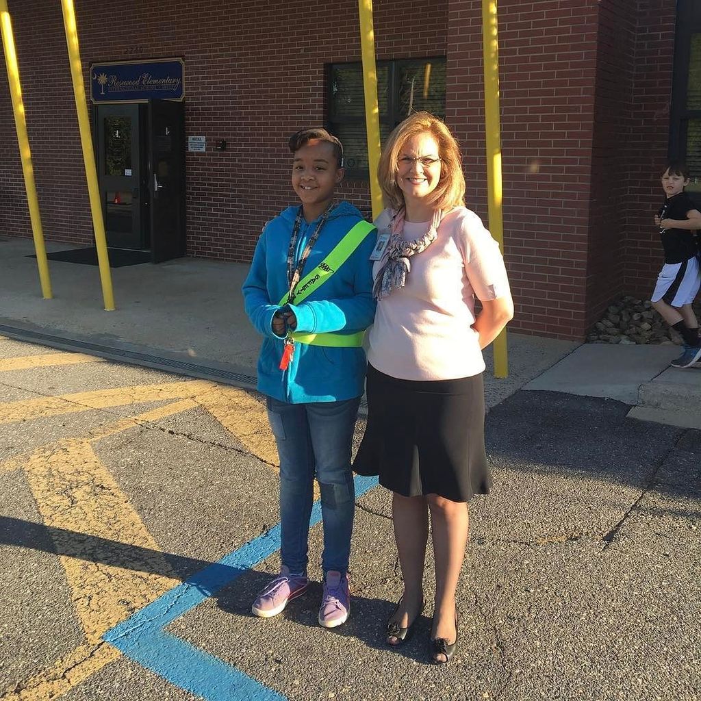 Good morning from Dr. Pew and the <a href="/rosewoodpyp/">Rosewood Elementary</a> Safety Patrol!
