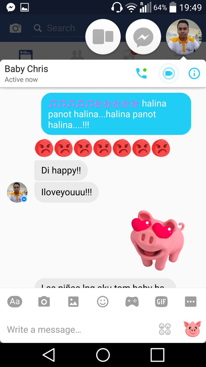 BalanonSheena's tweet photo. Yung boyfriend ko na ang sarap asarin hahaha

#bullygf
#dihappy💓💓💓 https://t.co/VBywYnFlCC