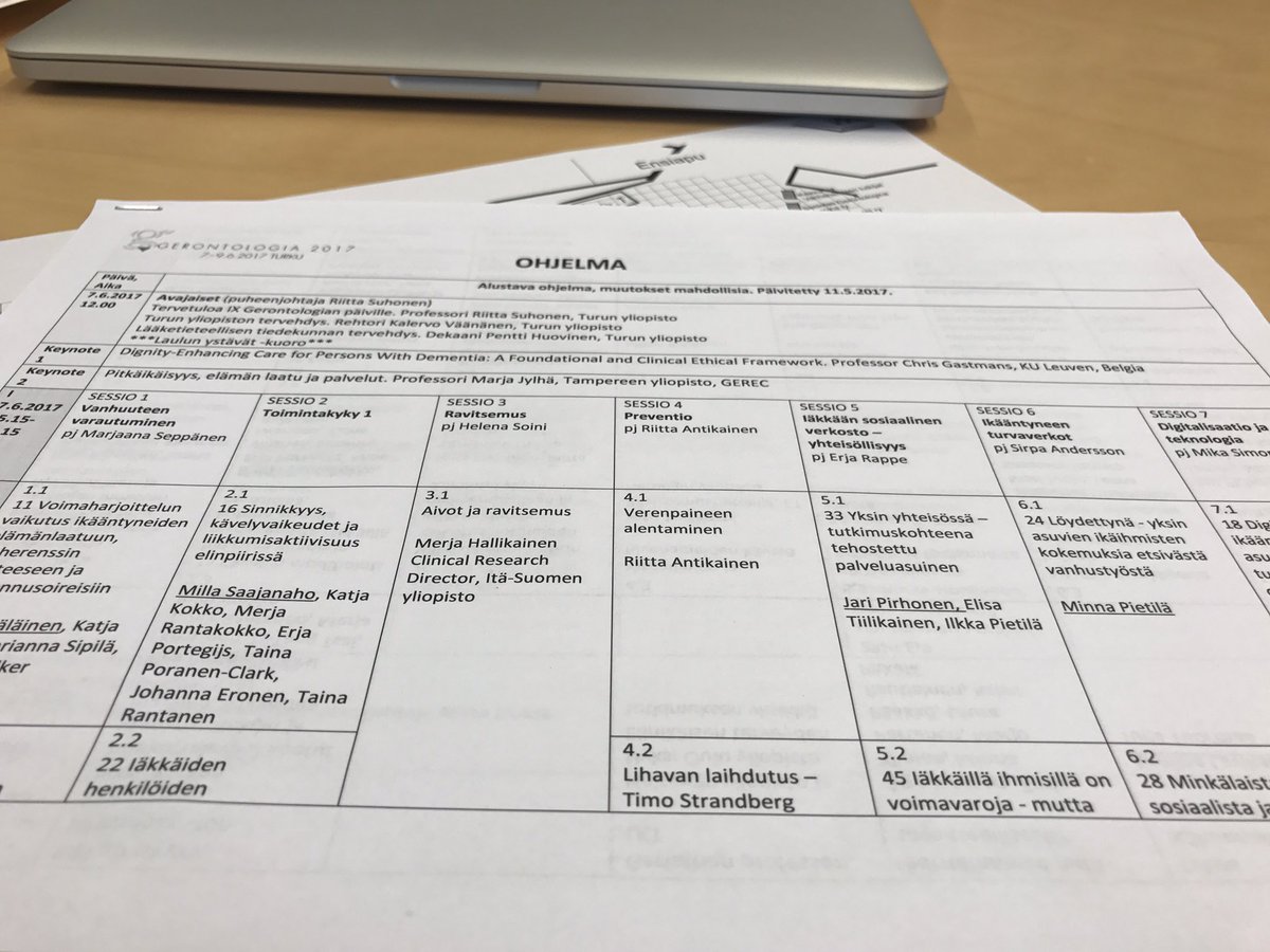 Gerontologia_17's tweet photo. Gerontologia 2017 -kongressin suunnittelutyöryhmä viimeistelee tulevaa ohjelmaa! https://t.co/iTwUkl31op #gerontologia #monitieteisyys https://t.co/ulqxloePtc