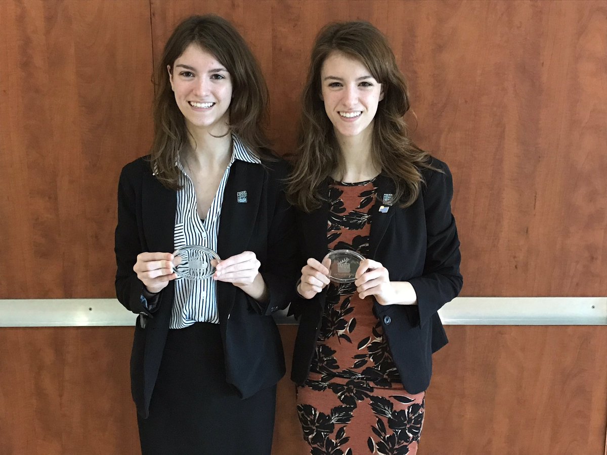 Congratulations to Allisen and Katrin on breaking to octafinals and placing in the Top 48 in the NATION in Duo. #NIETOC #SHSProud