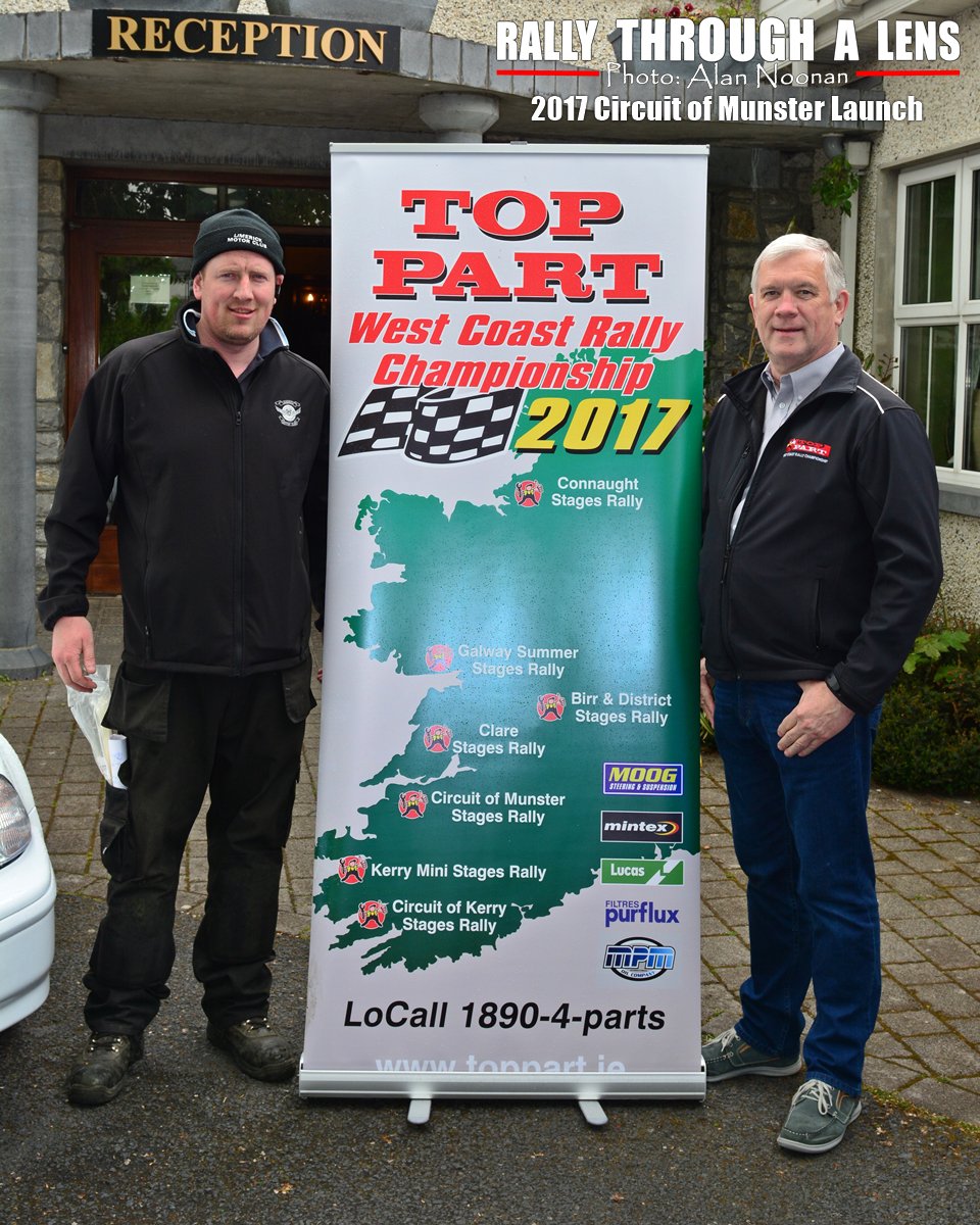 Launch of the 2017 Circuit of Munster <a href="/limerickmc/">Limerick Motor Club</a> @Damo_RHH <a href="/Lyons_JLR/">LYONS of Limerick Motorsport</a> <a href="/NRC_Stages/">Motorsport Ireland National Rally Championship</a> <a href="/WCRChampionship/">Top Part West Coast Rally Championship</a>