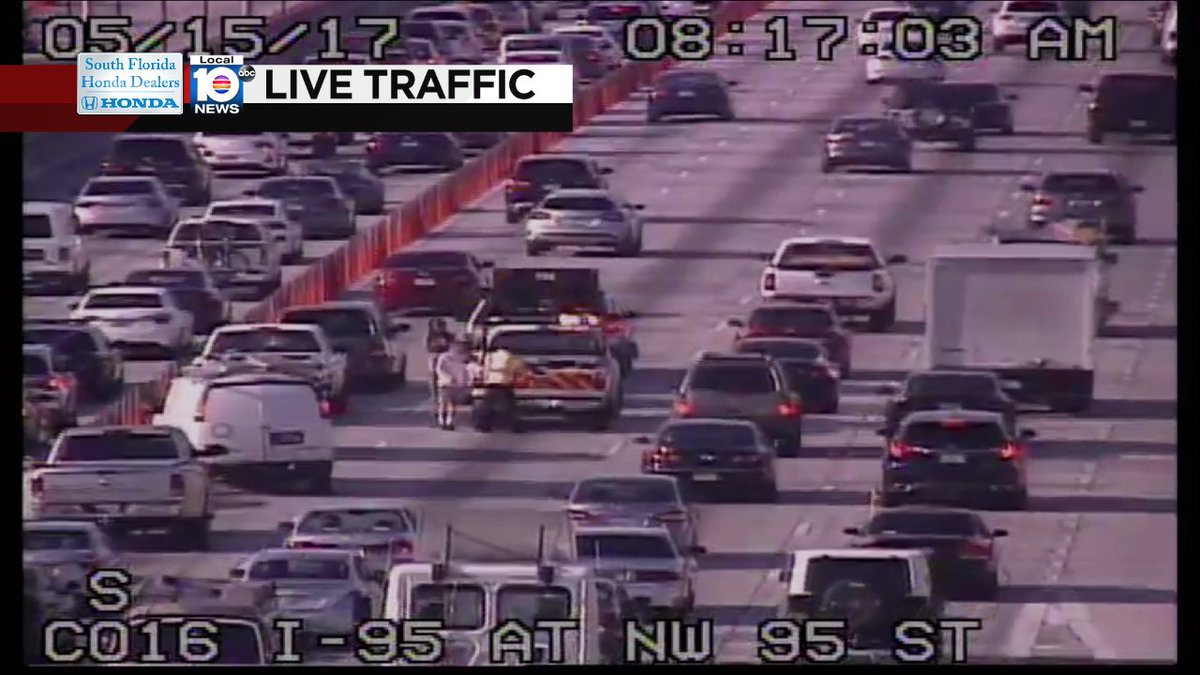 Crash on I-95 SB at NW 95th St #traffic https://t.co/oPtHMG15SY