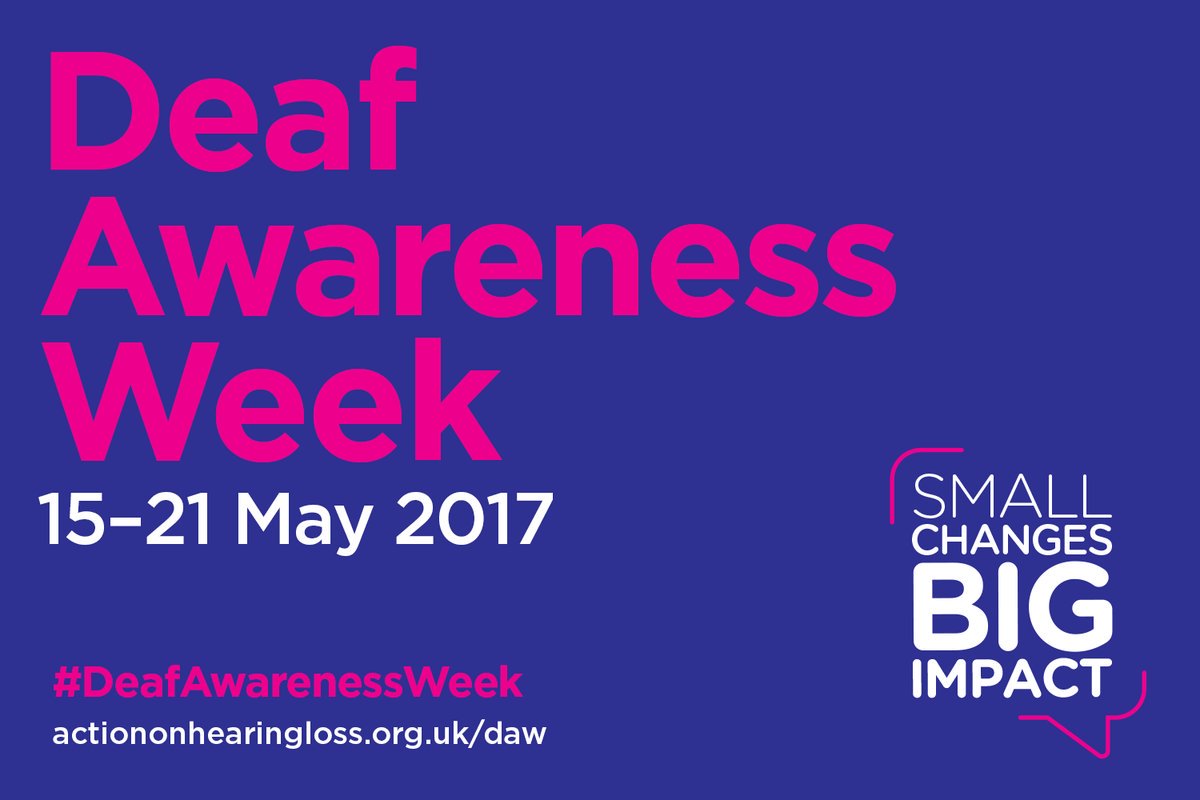 nottsDeaf's tweet photo. Today is the start of #DeafAwarenessWeek. 1 in 6 people in the UK have some form of hearing loss. https://t.co/IIyR7DazWL https://t.co/jmXa4jn3tZ