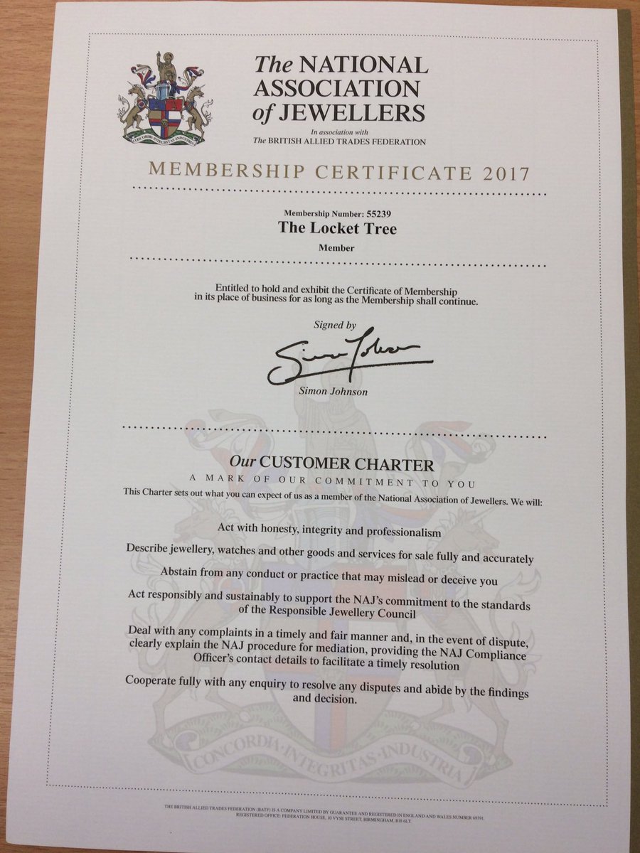 This years certification ready for the frame!  #jewellery