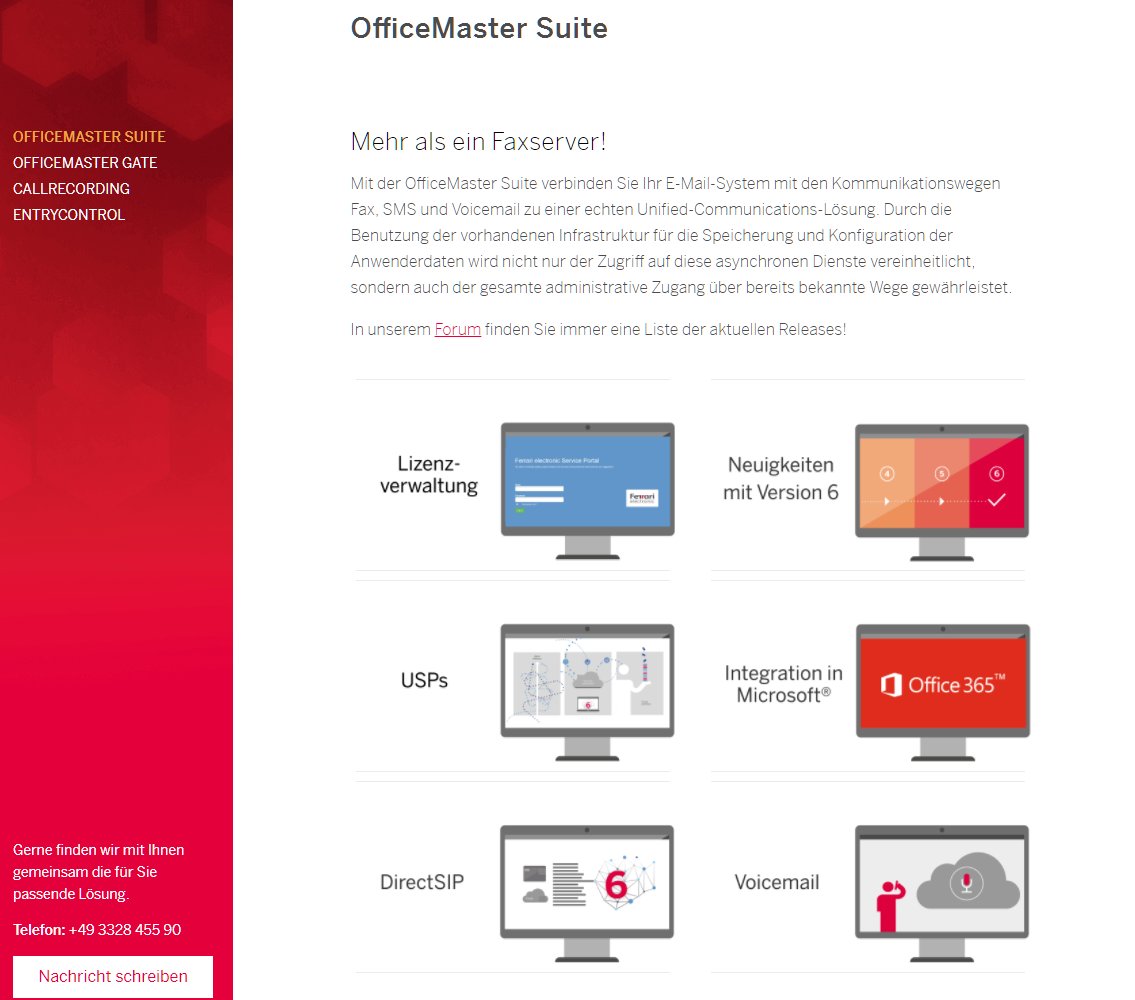 ferrari_el's tweet photo. Unser neues Release der #OfficeMaster Suite ist online! Version 6.1.3 mit #DirectSIP #faxserver #All-IP #office365
https://t.co/LE3N1munIj https://t.co/WsDWeLXu1H