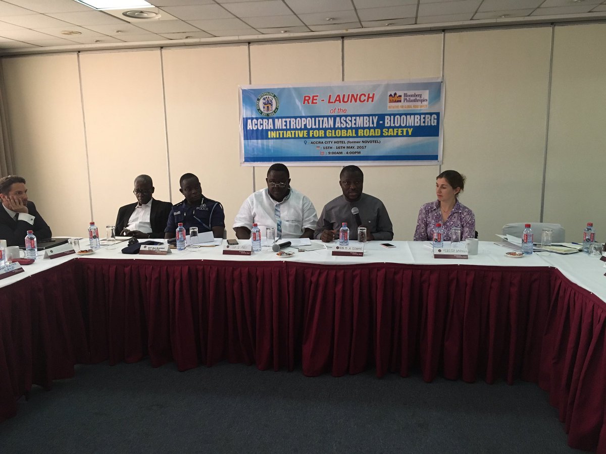 AMA will have a plan in place to curb road crashes and keep our citizens alive. - Mayor Sowah.