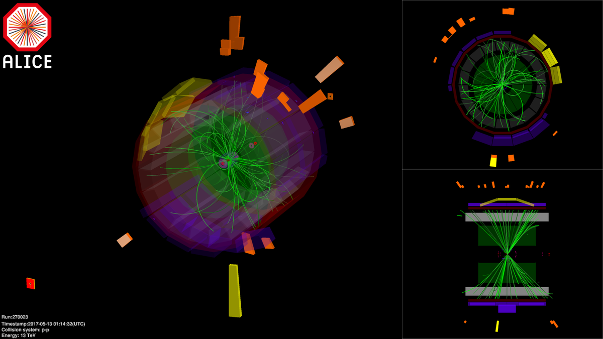 CERN's tweet photo. Particles circulating, no data yet #LHC and its experiments prepares for the start of 2017’s physics run #WhatsUpLHC https://t.co/NMkfsjzGc3 https://t.co/yPRAVmXBVh