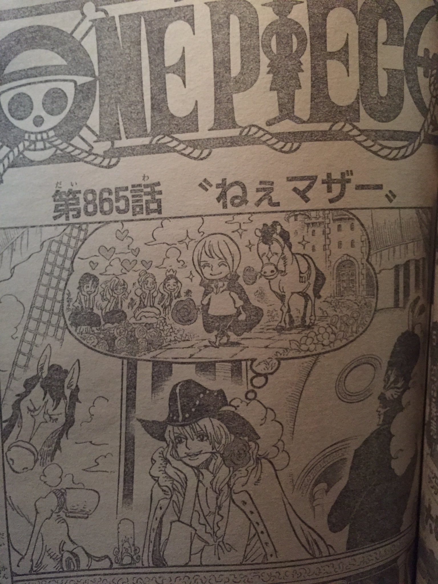 ナオキ ワンピース第865話感想 今回は レイジュの 救われたのよ 私 一族の血に まだ 良心 が残っていたから ありがとう サンジ というセリフに感銘を受けた ビック マムはマザーの写真で雄叫びをあげた 一体マザー カルメルとは T Co
