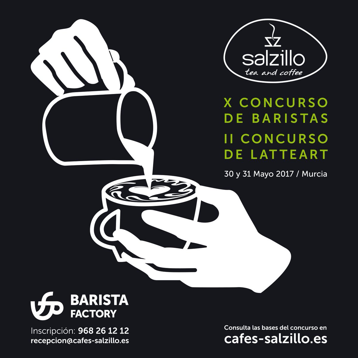 Barista_Factory's tweet photo. ¡Anota! 
✔️ X Concurso de Baristas 
✔️ II Concurso de Latte Art 
¡Consulta las bases e inscríbete! https://t.co/kKfYBRqycw https://t.co/6M0gys2hcV