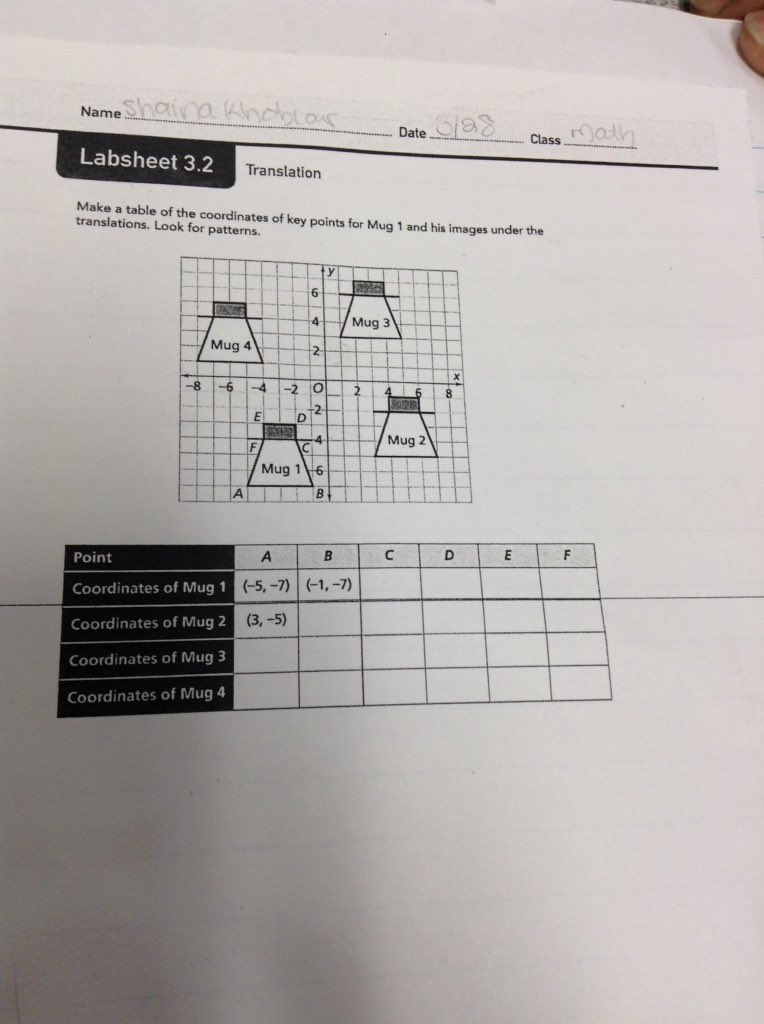 MrsStamm218's tweet photo. today we are learning to translate a figure on the coordinate plane https://t.co/S9S6luxZxc