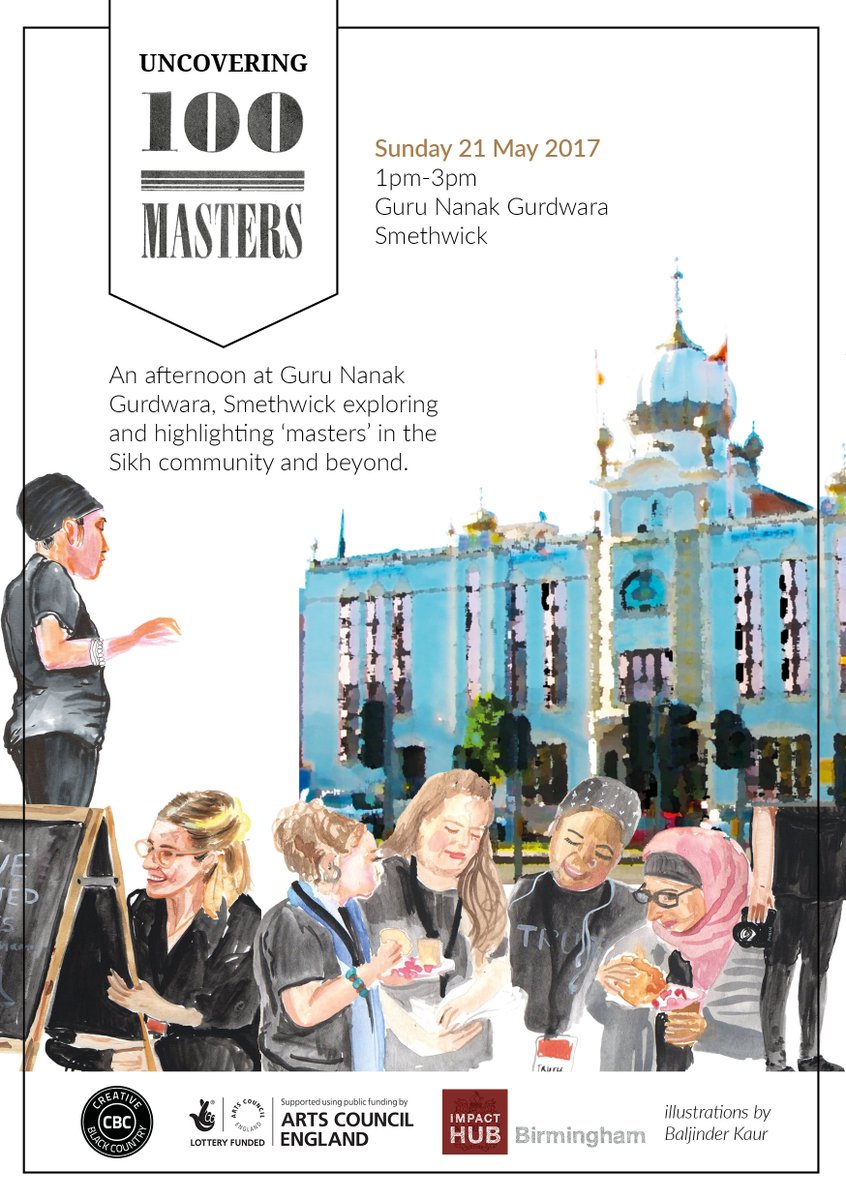 CIVIC_SQUARE's tweet photo. Join us with @CreativeBCuk / @100Masters &amp; explore 'Mastery' @GNGSmethwick with @AerosaliAli, @MidlandLangar &amp; more:
https://t.co/OjnLtNuaG5 https://t.co/SUmpu2en1S
