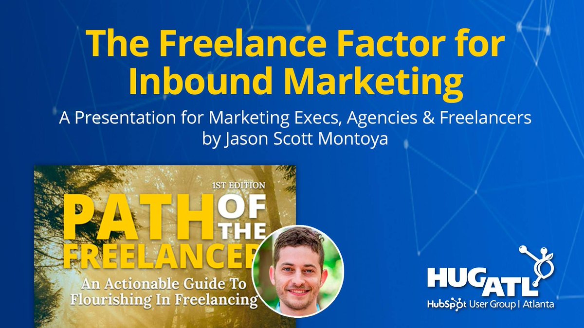 jasonsmontoya's tweet photo. Only 4 tickets remaining - Event: The Freelancer Factor For Inbound Marketing May 17, 2017 https://t.co/gmPIGS9l5p @HubSpot @HUG_ATL https://t.co/jSsY9ncvRR
