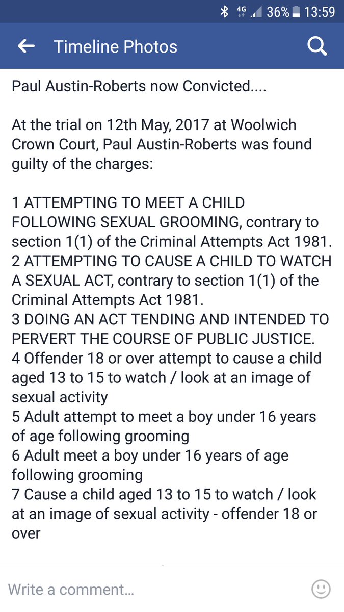 TheHuntedOneUK's tweet photo. Paul Austin-Roberts has now been sentenced.

#thehuntedone #nosecrets #forthekids https://t.co/0A1K2zbNhk