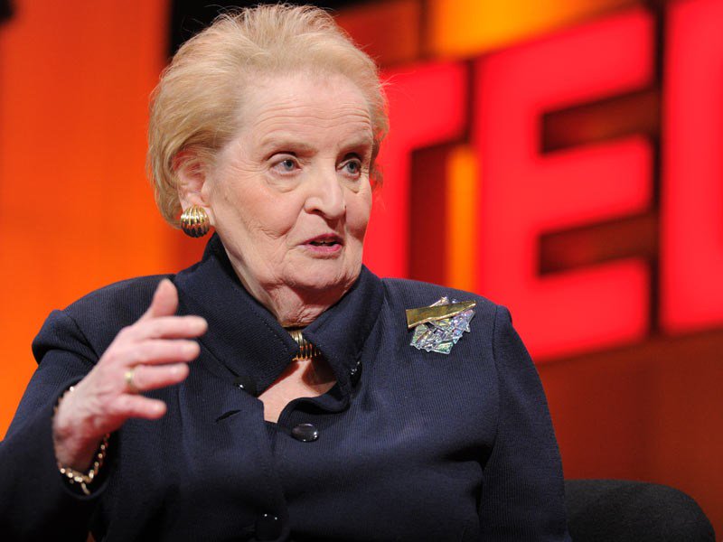 Wishing a Happy Birthday to Madeleine Albright.   