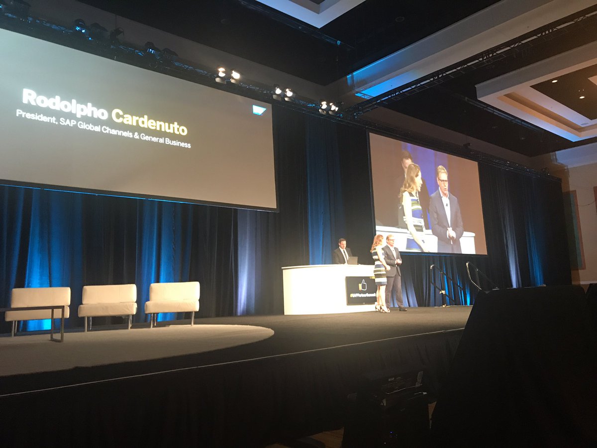 delaerej's tweet photo. Kicking off the #sappartnersummit with @RCardenutoSAP https://t.co/Sek43noQca