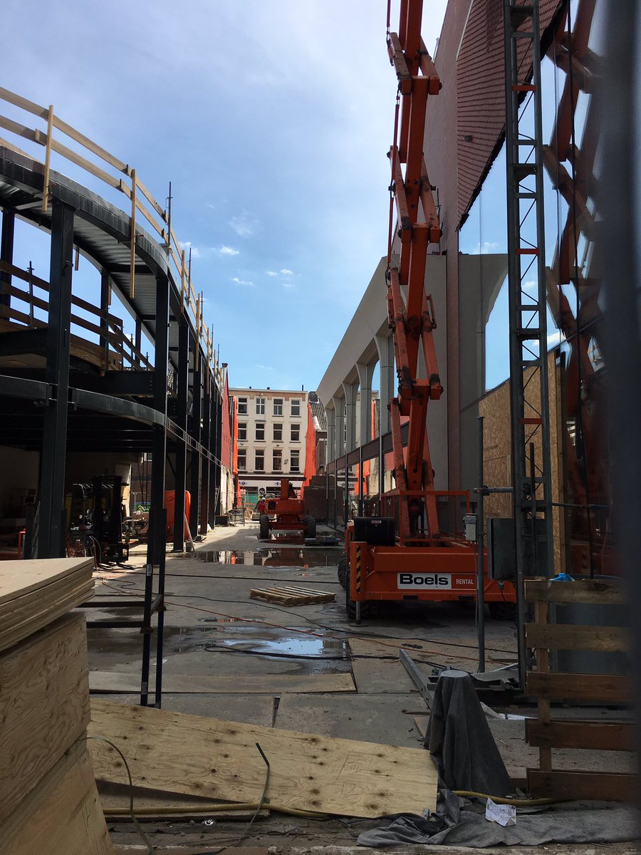 Opeens is daar een nieuwe straat! #binnenstad #Tilburg