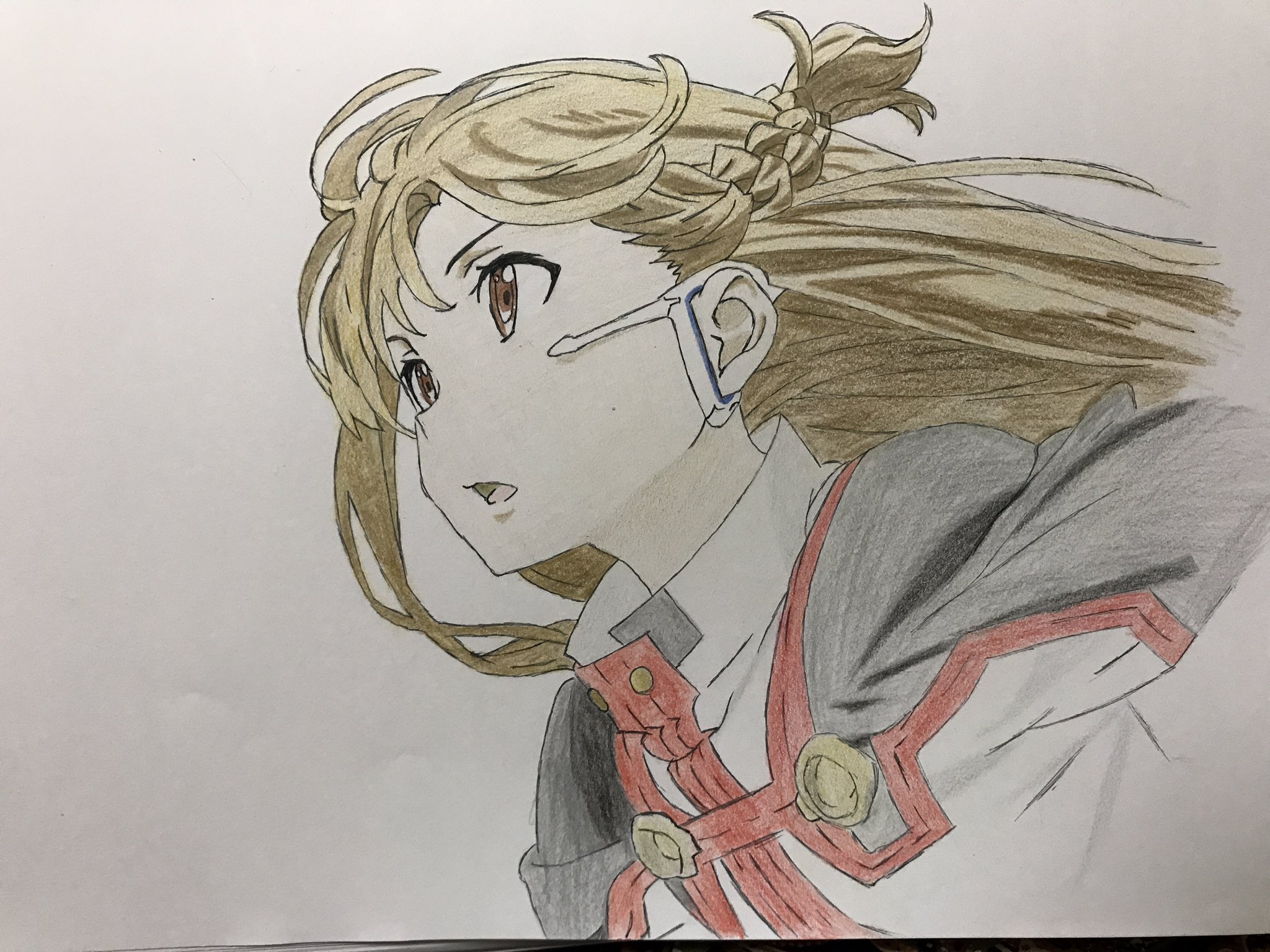 O Xrhsths なな ペン担当 Sto Twitter アナログ絵 絵描き人 Sao オーディナルスケール 上手い下手関係なく私の絵好きだよって人rt サボってました オーディナルスケールのアスナです 今更感がありますが T Co Uci5a4s2s3 Twitter