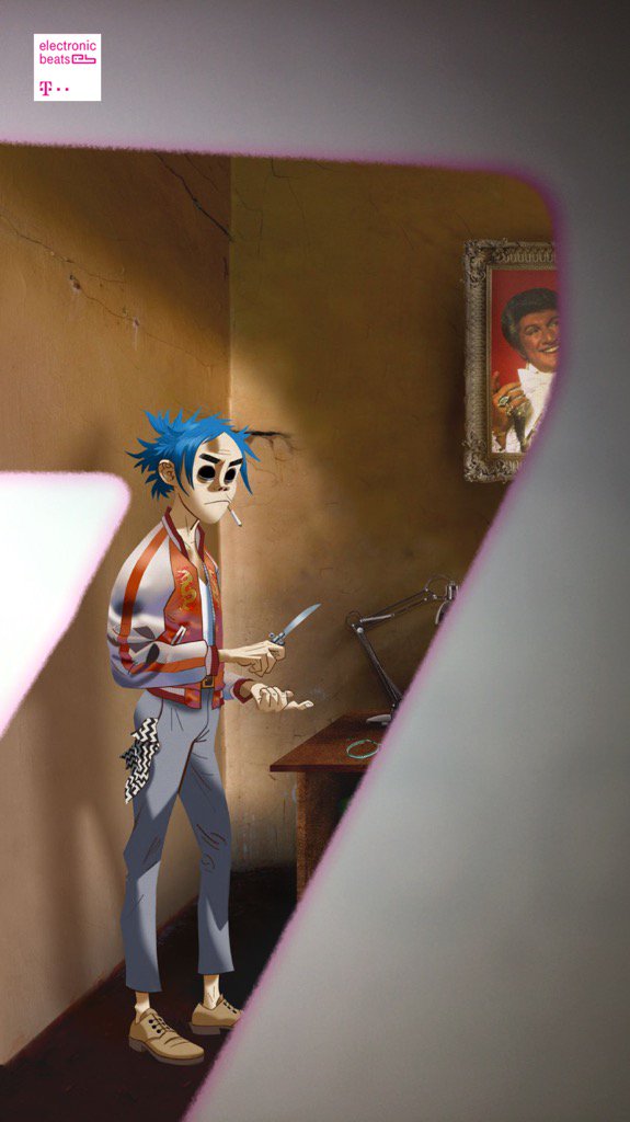 sandramantra's tweet photo. Release Gorillaz with The Lenz app #electronicbeats https://t.co/chE6Wxu0gr