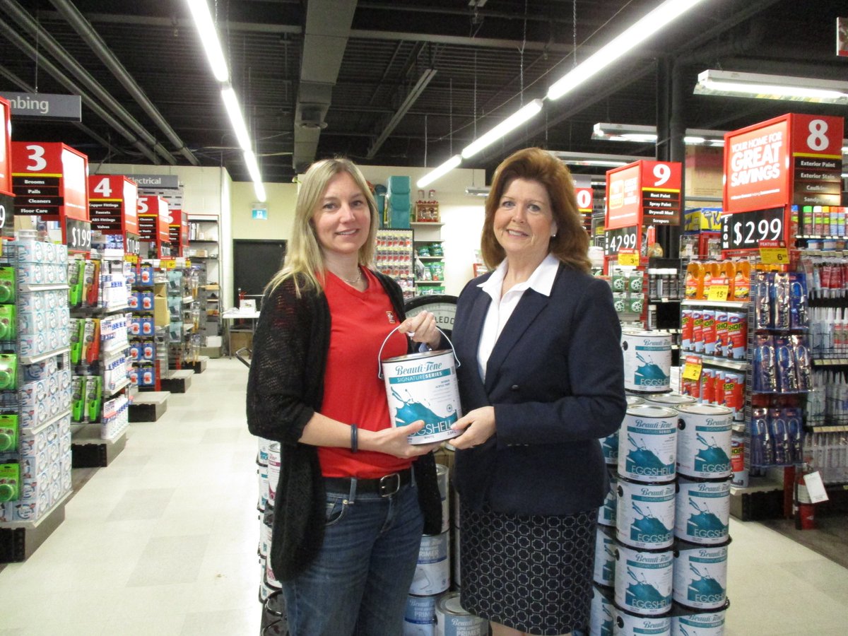 SHOP LOCAL! The Westgate Village location has so generously donated the paint required to provide Lisaard House with a refresh.