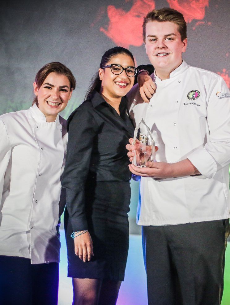 Great photo of Angelina, Melissa and Scott with their <a href="/NestleToquedor/">Nestlé Toque d'Or</a> award #success #achievement