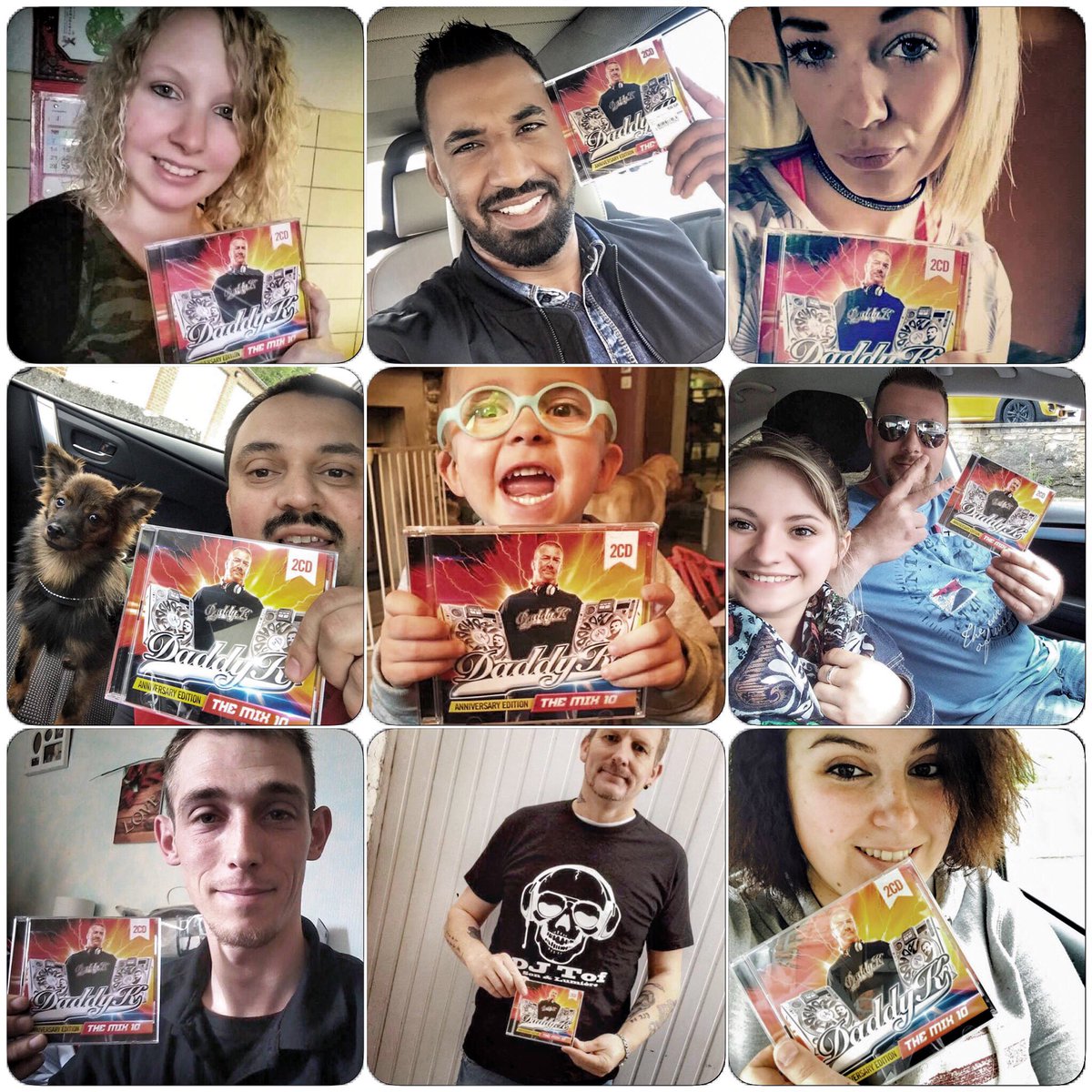 DJDADDYK's tweet photo. N'1 grâce à vous et vos #Selfies 
Merci 🙏🏻 #DjDaddyKTheMix10
Dispo partout et sur ITUNES https://t.co/6MFpwoNaIh
