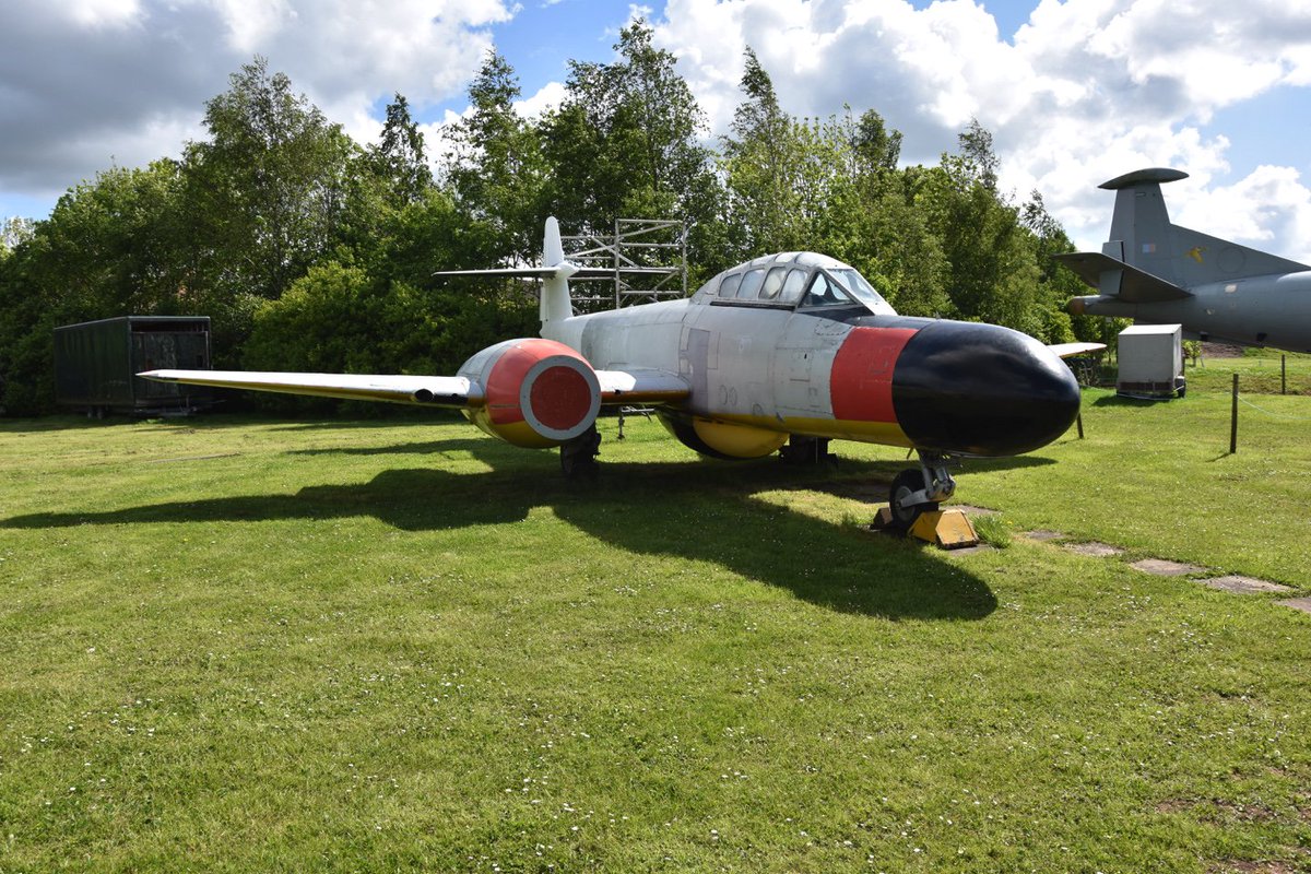 RT <a href="/09EA63/">Jim Toms</a>: Gloster Meteor NF variant - guess visibility wasn’t a priority - look at that canopy!