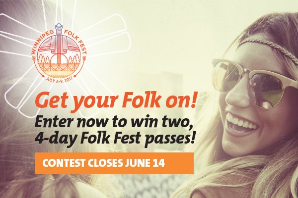 2017 Folk Fest ticket contest! Retweet this post and be automatically entered to win 2 #ACUfolk four-day festival passes to <a href="/Winnipegfolk/">Winnipeg Folk Fest</a>.