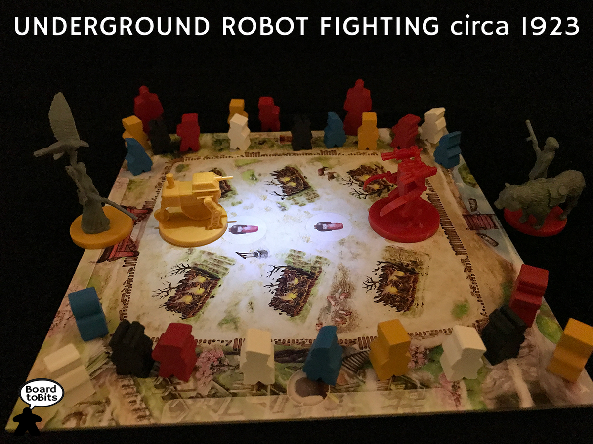 board_to_bits's tweet photo. During peace time, underground robot fighting became very prevalent. #scythe #samuraispirit #boardgames #boardgamephotography https://t.co/VLUIFoi19C
