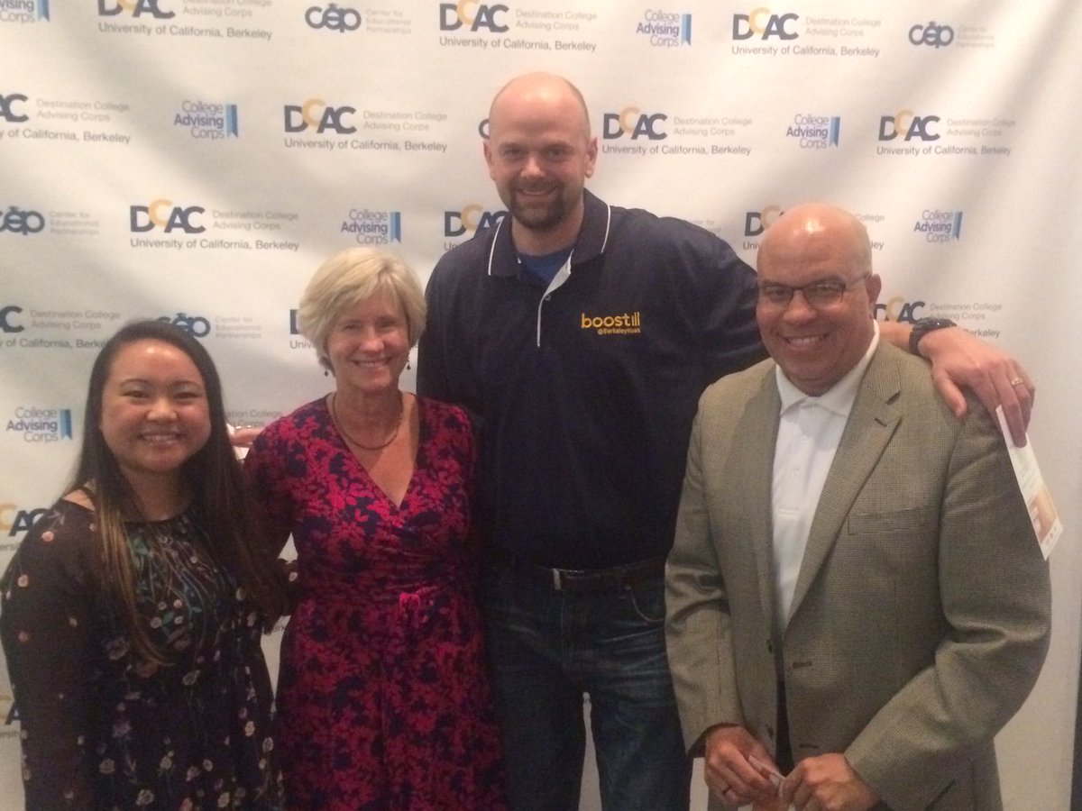 kristiraube's tweet photo. @BoostBerkeley @BerkeleyHaas celebration for AJ -- our fantastic DCAC counselor who helps kids find their path to college. https://t.co/CzXkpXRp2y
