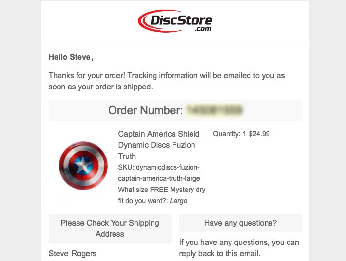 DiscStore's tweet photo. Cap is re-stocking his arsenal. #realorder #captainamerica #heroesusediscstore #america https://t.co/yKwCIxyrEB