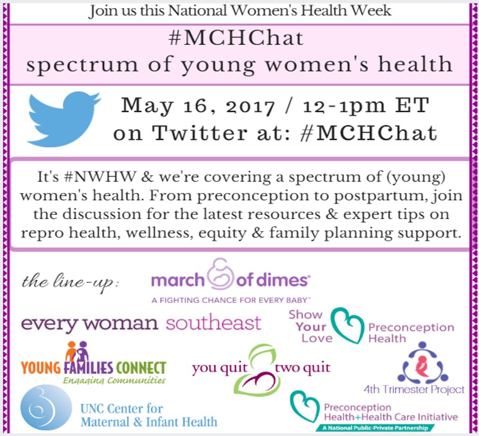 ZEROTOTHREE's tweet photo. It's #NWHW! Join us tomorrow for a chat discussing pregnancy &amp; women's health. #MCHChat @SYL_Today @modhealthtalk https://t.co/cN4McfM0Ko