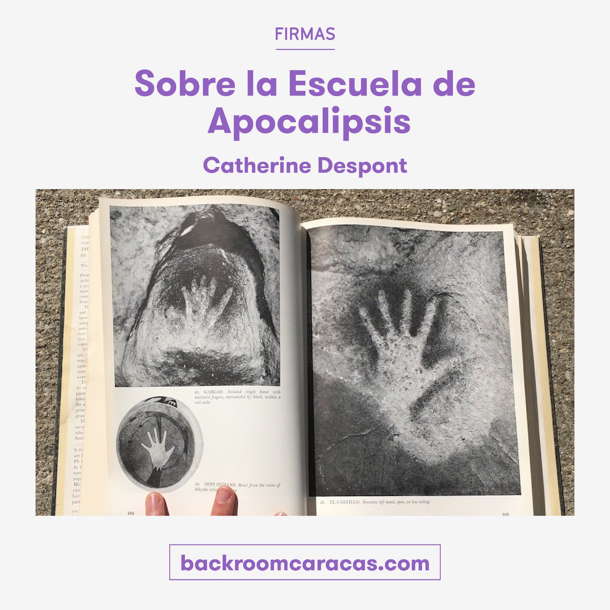 BackroomCaracas's tweet photo. Sobre la Escuela de Apocalipsis, proyecto de educación alternativa.
Por Catherine Despont
https://t.co/FGkAfY2M4v https://t.co/fbk2nwltn1