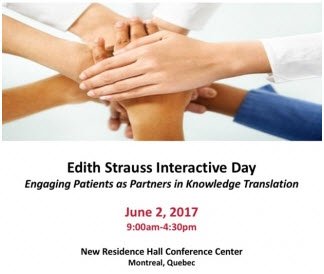 Engaging Patients as Partners in Knowledge Translation, June 2 - Annual Edith Strauss #KT day!  #mcgillspot mcgill.ca/spot/kt