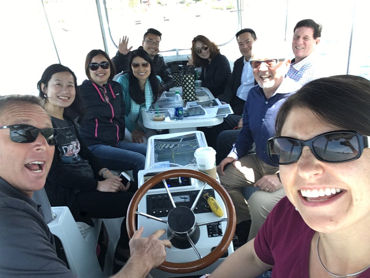 Experiencing boats and canal homes #china #yachthomes @Gafcon_Inc <a href="/moffattnichol/">MOFFATT & NICHOL</a>