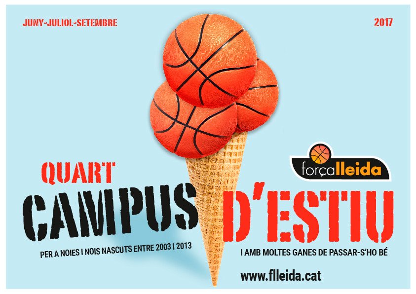 flleida's tweet photo. 4t Campus d'Estiu del Força Lleida. Inscripcions obertes

https://t.co/1P63bu25IP https://t.co/vC8vHVnBx7