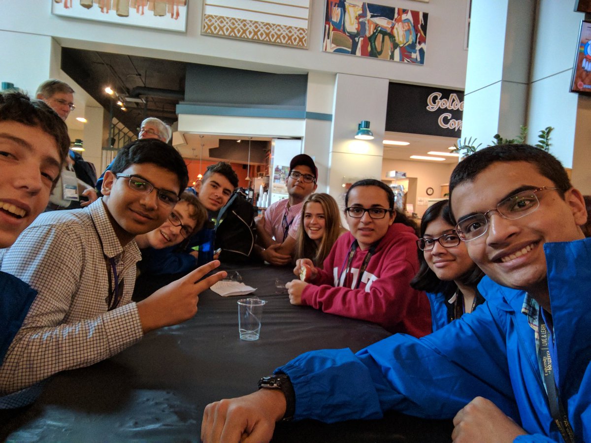 TheAtifMahmud's tweet photo. Eating lunch on day 2 of #CWSF2017 with team #wwsef! https://t.co/QPSDy6Wotq