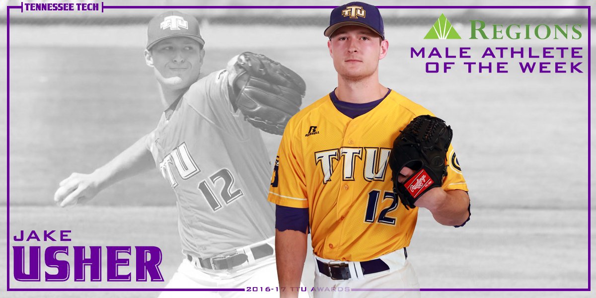 TTUGoldenEagles's tweet image. Congrats to Jake Usher and Na'Asha Robinson on being selected as the Regions Athletes of the Week! #WingsUp #TechTuff