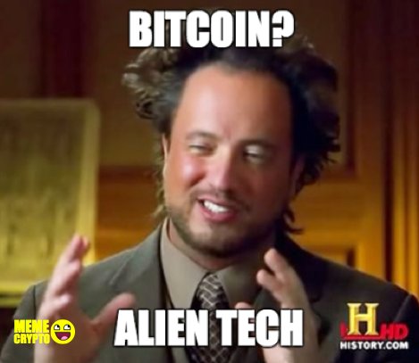 MemeCrypto's tweet photo. #Bitcoin #AlienTech #Cryptocurrency #Altcoins #BTC #ETH #Blockchain #Crypto #Satoshi https://t.co/wwsfhabPsd