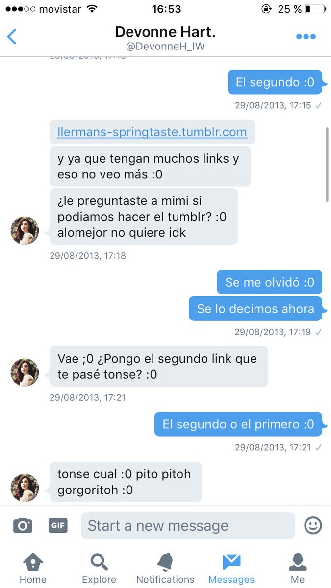 DanielleS_IW's tweet photo. TODOS LOS MENSAJES ERAN ASÍ ME ESTOY MEANDO https://t.co/xX32jBtwNC
