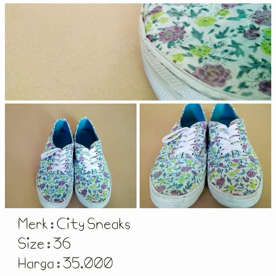 _PeriKecil_'s tweet photo. Sepatu Bunga // Size 36 // 22 cm // Merk City Sneaks (Payless) // 35K https://t.co/kA5UmJXnFS