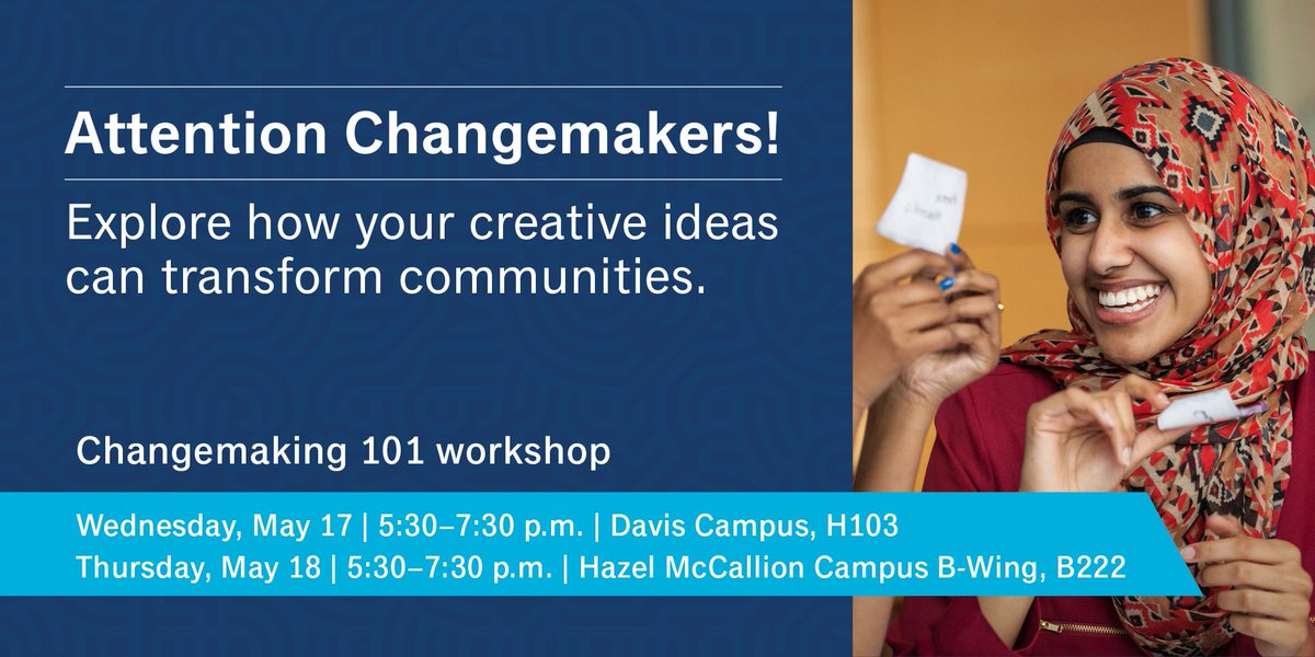 sheridancollege's tweet photo. Find out what resources Sheridan has to offer to support the development of social impact ideas at #ChangeMaking101 https://t.co/laaLAWq8JT https://t.co/AtxY7FP1kZ