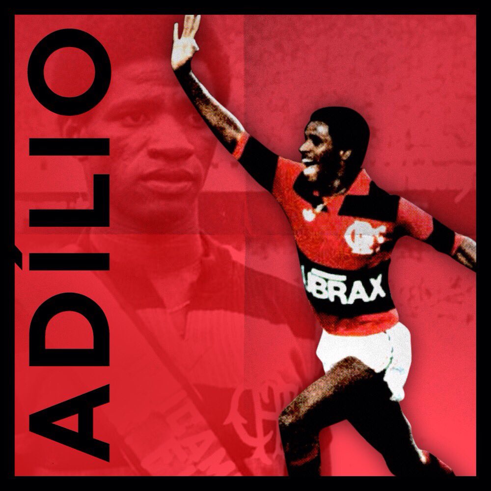 Flamengo's tweet photo. Hoje é aniversário de um certo Neguinho Bom de Bola... Parabéns, mestre Adílio! Campeão de tudo com o Mengão e um exemplo de ser humano 👏 https://t.co/WPIb3Zy7TT