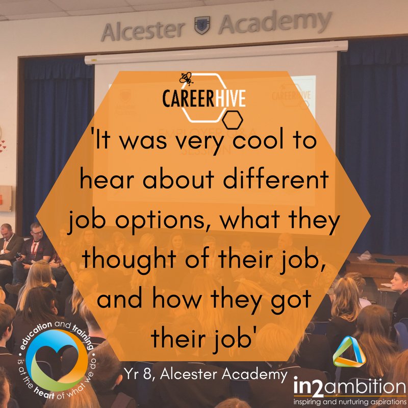 In2ambition's tweet photo. Could this be you the student is talking about here? We run exciting careers events in Schools across the UK! DM for info! #UKCareersChat https://t.co/CLZTRXSbKT