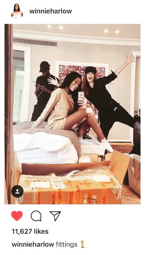 #fittings with the beautiful <a href="/winnieharlow/">♔Winnie Harlow♔</a> #everythinglookedgreat #radcliffeandsciamma #stylingduo #winnieharlow #model #fashion