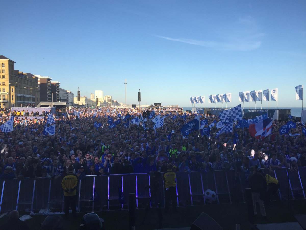 A massive thank you to all the fans that showed up yesterday and made it a day never to forget. <a href="/OfficialBHAFC/">Brighton & Hove Albion</a> what a fantastic club this is
