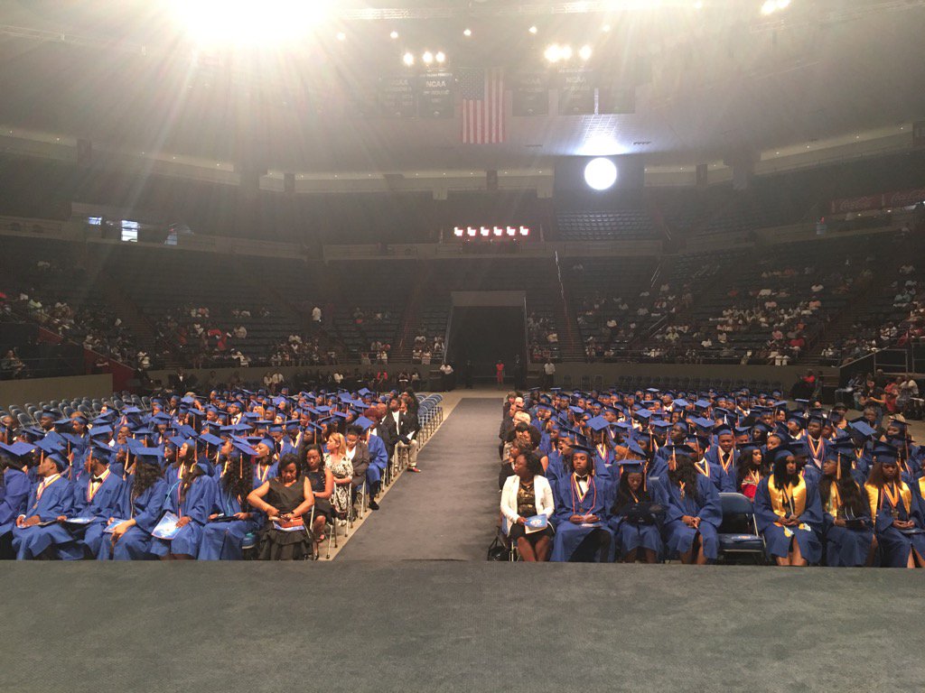 Excited to deliver commencement address for Landry Walker High School.