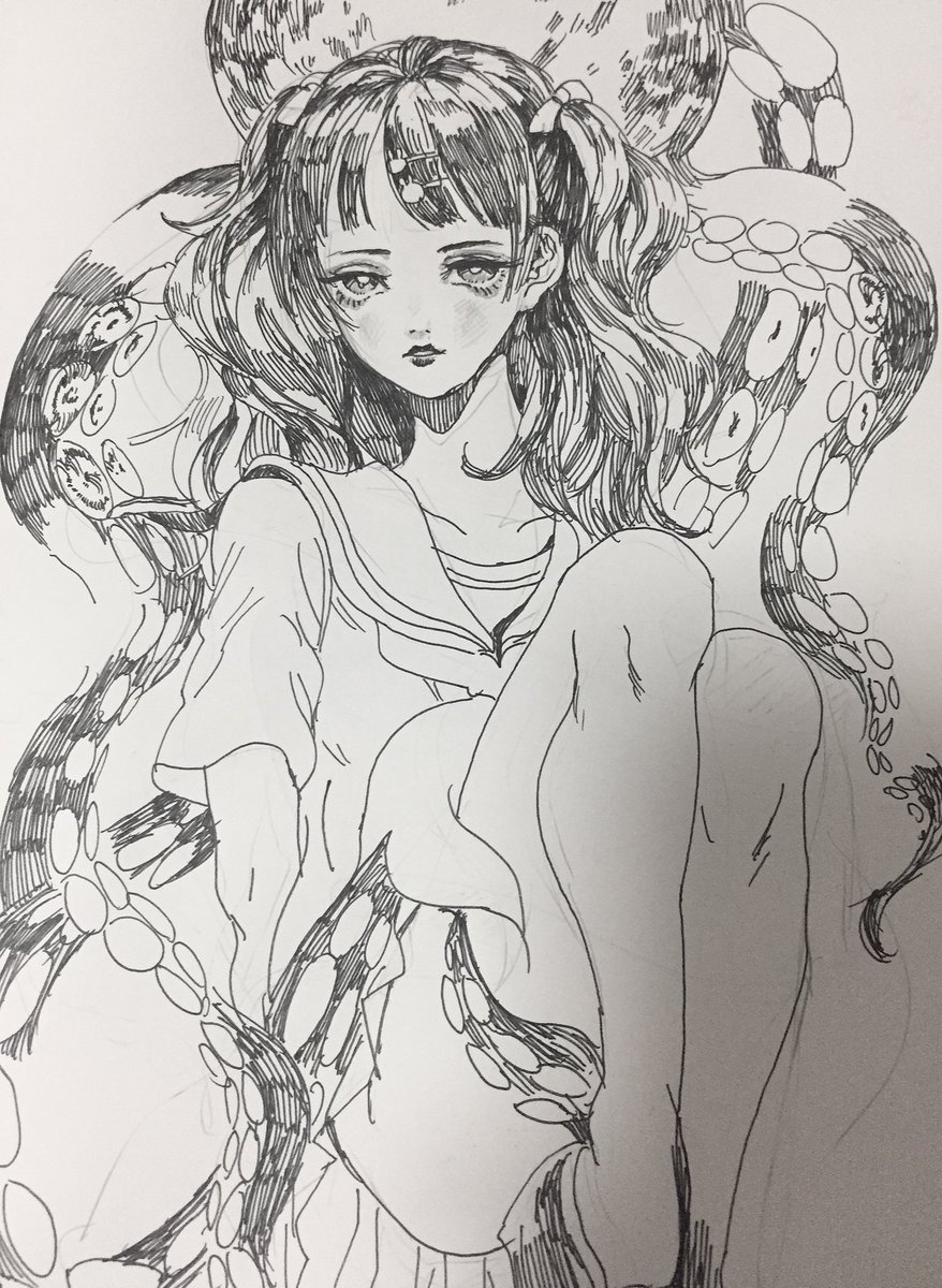 座学エモいオンナ描きがち 