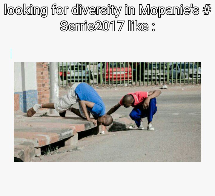 But that's none of my business... #Serrie2017