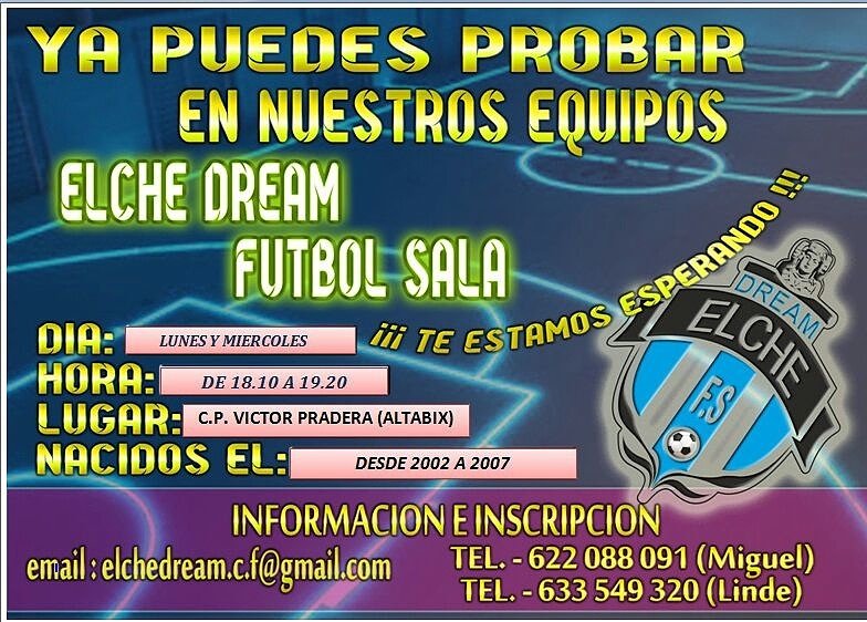 dreamfutsal1's tweet photo. Ven y prueba con nosotros https://t.co/bqAQ45n1gF